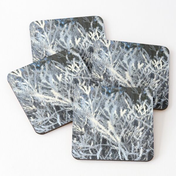 Item preview, Hoarfrost on Vegetation at Eccup Reservoir near Leeds designed and sold by Violaman.
