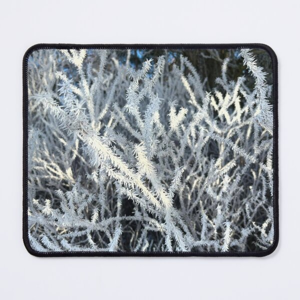 Item preview, Hoarfrost on Vegetation at Eccup Reservoir near Leeds designed and sold by Violaman.