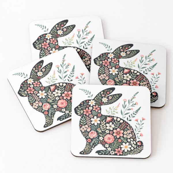 Item preview, Floral Wonderland Rabbit. designed and sold by CreativeFlux.