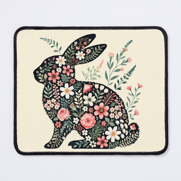 Item preview, Floral Wonderland Rabbit. designed and sold by CreativeFlux.