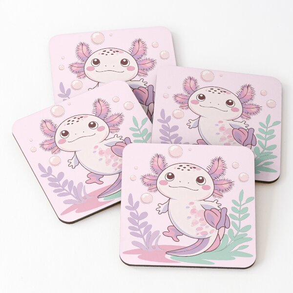 Item preview, Cute and colorful axolotl designed and sold by manwithcolors.