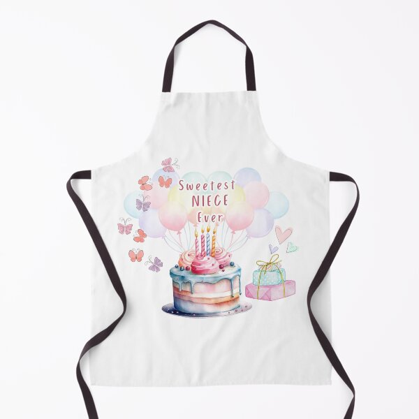 Item preview, Sweetest NIECE Ever 3 - birthday cake, baloons,  pastel designed and sold by AlinaSCorner.