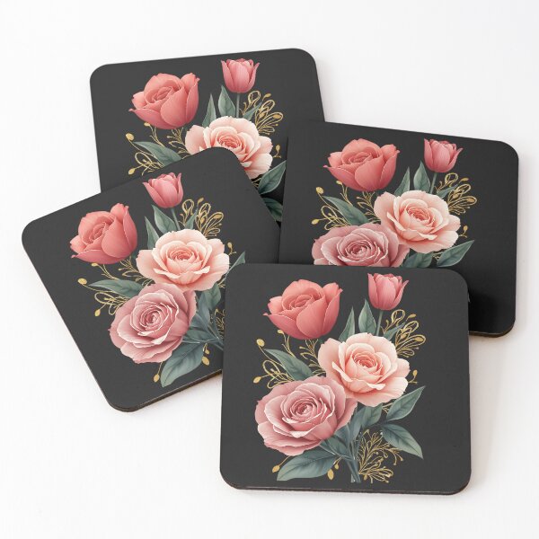 Item preview, watercolor-style painting of roses and tulips  designed and sold by VibeTCreations.