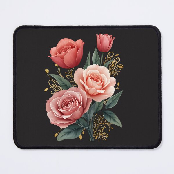 Item preview, watercolor-style painting of roses and tulips designed and sold by VibeTCreations.