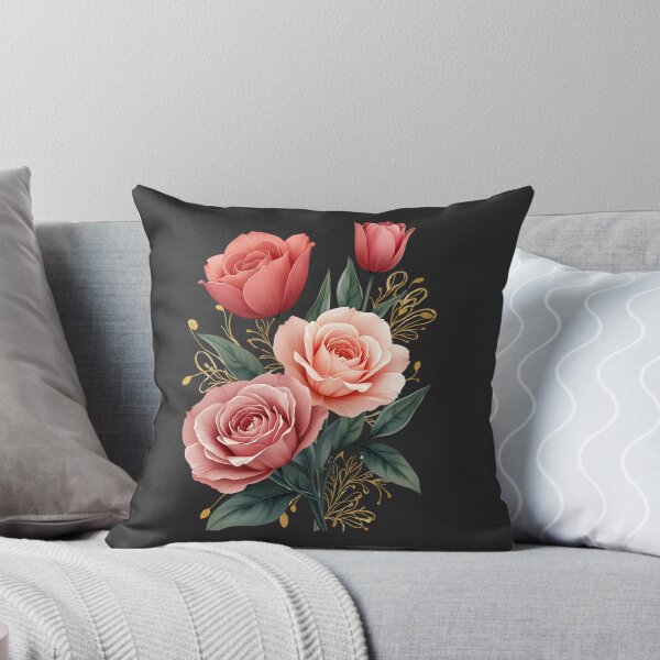 Item preview, watercolor-style painting of roses and tulips  designed and sold by VibeTCreations.