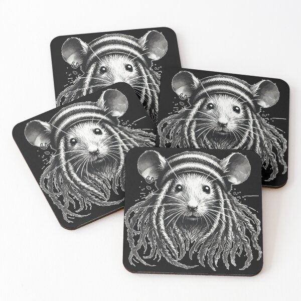 Item preview, Rasta Rastafari Mouse Monochromatic designed and sold by TomFrontierArt.