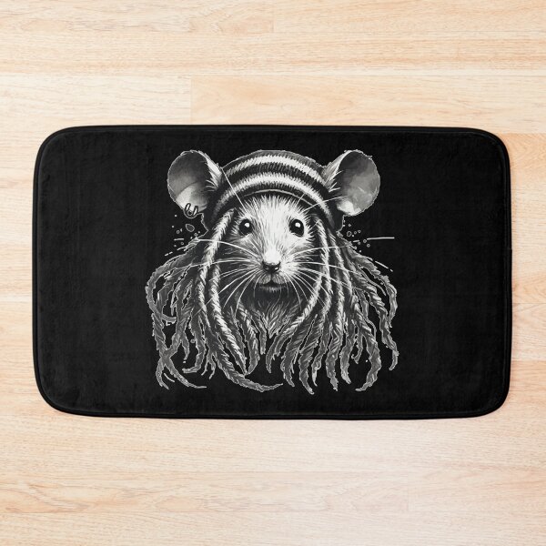 Item preview, Rasta Rastafari Mouse Monochromatic designed and sold by TomFrontierArt.