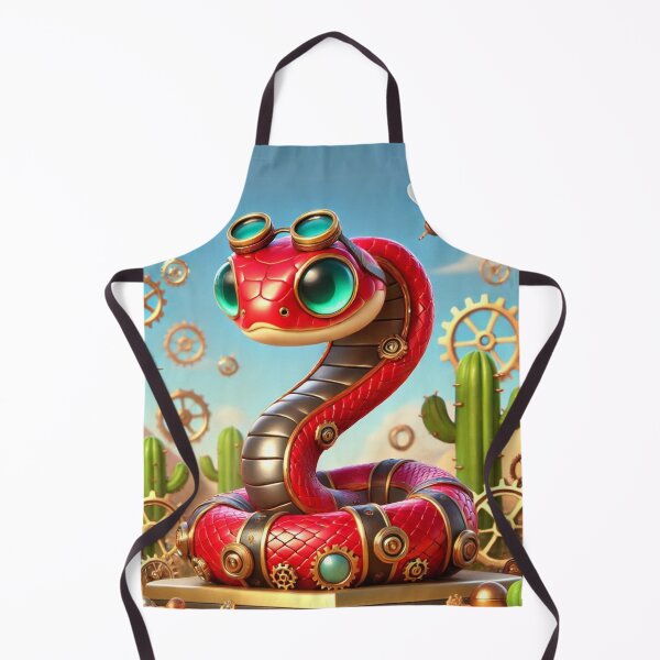 Item preview, Steampunk Red Racer Snake designed and sold by Sillytoe.