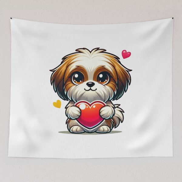 Item preview, Heartful Puppy Cuddles designed and sold by DoodleWoofs.