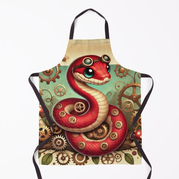 Item preview, Steampunk Red Tail Boa designed and sold by Sillytoe.