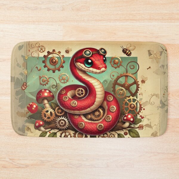 Item preview, Steampunk Red Tail Boa designed and sold by Sillytoe.