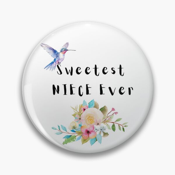 Item preview, Sweetest NIECE Ever 4 - birds and flowers designed and sold by AlinaSCorner.