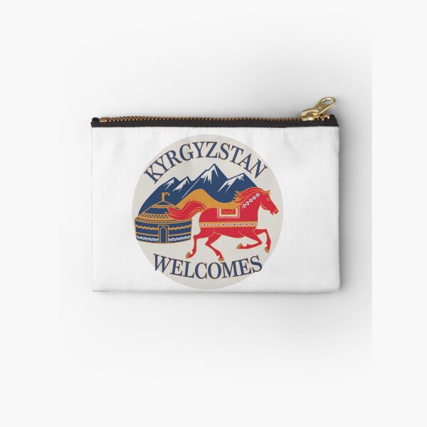 Item preview, Kyrgyzstan Welcomes Flag Map Yurt, Bishkek, Lake Issyk-Kul designed and sold by AnimalsDH305.