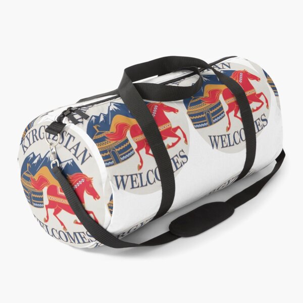 Item preview, Kyrgyzstan Welcomes Flag Map Yurt, Bishkek, Lake Issyk-Kul designed and sold by AnimalsDH305.