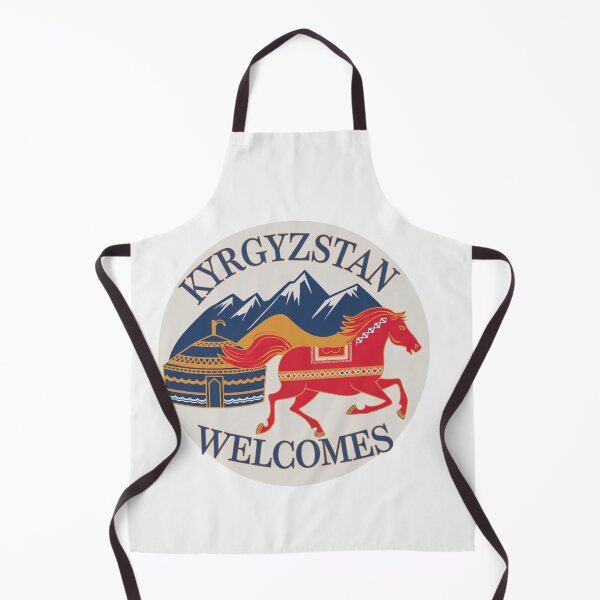 Item preview, Kyrgyzstan Welcomes Flag Map Yurt, Bishkek, Lake Issyk-Kul designed and sold by AnimalsDH305.