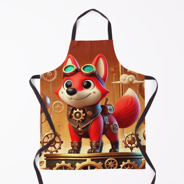 Item preview, Steampunk Red Wolf designed and sold by Sillytoe.