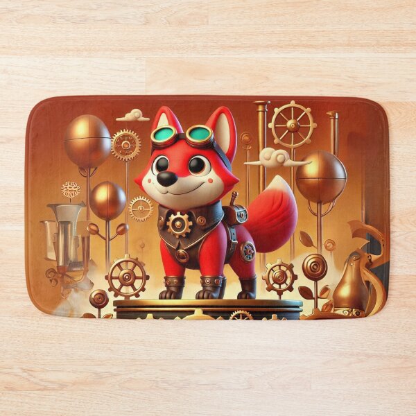 Item preview, Steampunk Red Wolf designed and sold by Sillytoe.