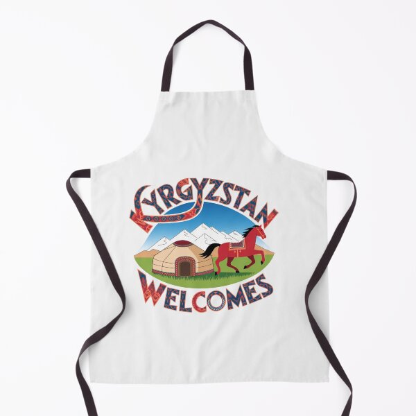Item preview, Kyrgyzstan Welcomes Flag Map Yurt, Bishkek, Lake Issyk-Kul designed and sold by AnimalsDH305.
