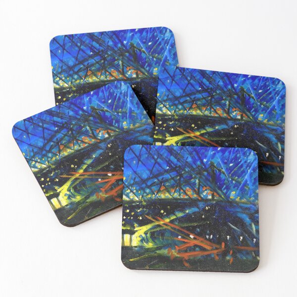 Item preview, Joseph Stella - Night View of Brooklyn Bridge designed and sold by irynaartbyim.