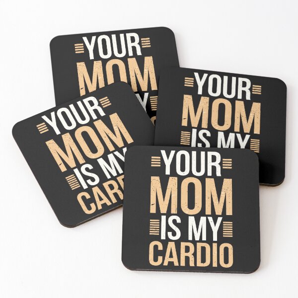 Item preview, Your Mom Is My Cardio Funny Fitness designed and sold by Quirky Shirts.
