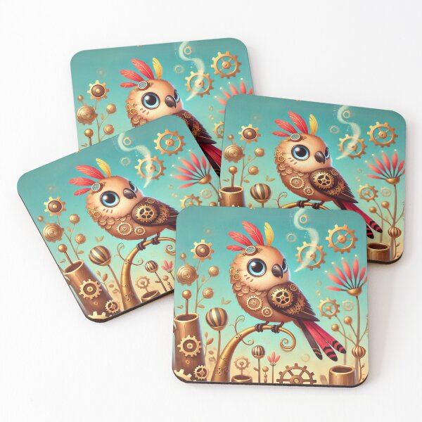 Item preview, Steampunk Red-Billed Quelea Bird designed and sold by Sillytoe.