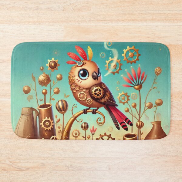 Item preview, Steampunk Red-Billed Quelea Bird designed and sold by Sillytoe.
