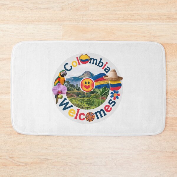 Item preview, Colombia Welcomes Flag Map Coffee, Bogotá, Medellin, Cartagena designed and sold by AnimalsDH305.