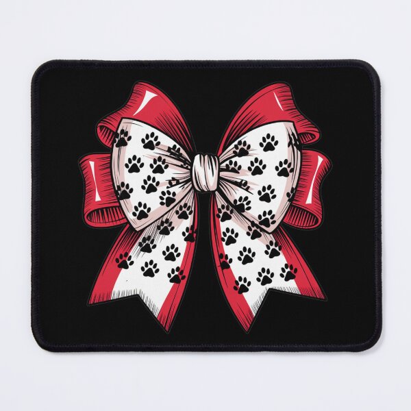 Item preview, Coquette Bow - Cat Paw Print designed and sold by Crazy Before Cats.