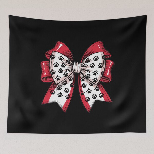 Item preview, Coquette Bow - Cat Paw Print designed and sold by Crazy Before Cats.
