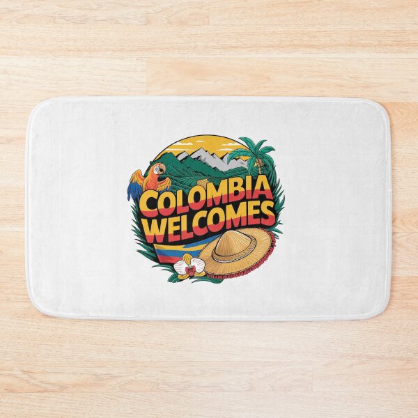 Item preview, Colombia Welcomes Flag Map Coffee, Bogotá, Medellin, Cartagena designed and sold by AnimalsDH305.