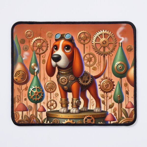 Item preview, Steampunk Redbone Coonhound designed and sold by Sillytoe.