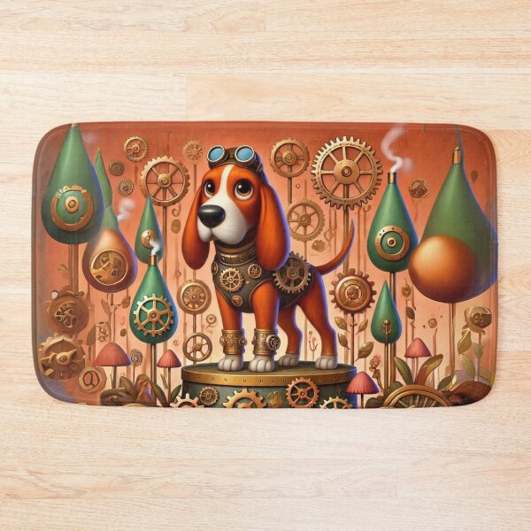 Item preview, Steampunk Redbone Coonhound designed and sold by Sillytoe.
