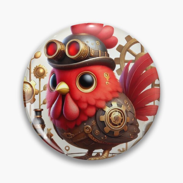 Item preview, Steampunk Redcap Chicken designed and sold by Sillytoe.