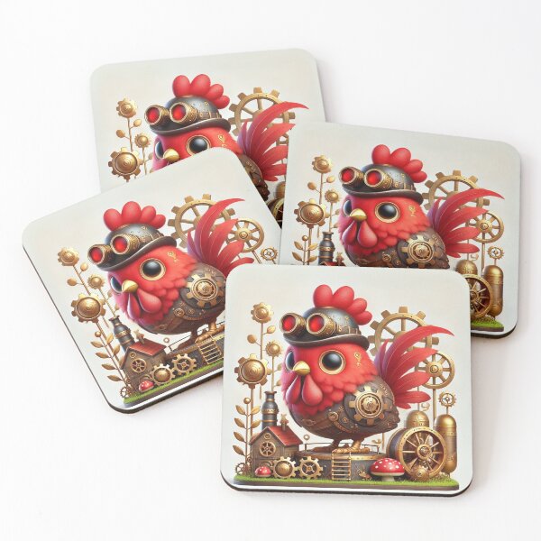 Item preview, Steampunk Redcap Chicken designed and sold by Sillytoe.