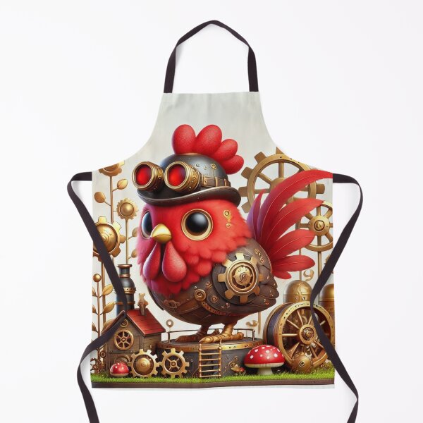 Item preview, Steampunk Redcap Chicken designed and sold by Sillytoe.