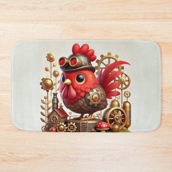 Item preview, Steampunk Redcap Chicken designed and sold by Sillytoe.