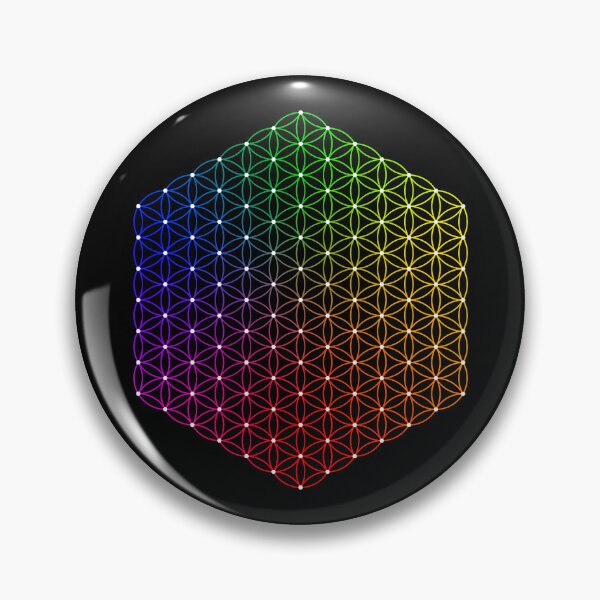 Item preview, Spectrum Flower of Life | SG001 | HEX | Gamut | FIT ⚫️ Black designed and sold by Re.SOURCE.