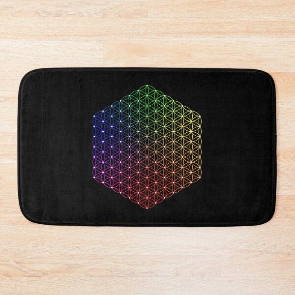 Item preview, Spectrum Flower of Life | SG001 | HEX | Gamut | FIT ⚫️ Black designed and sold by Re.SOURCE.