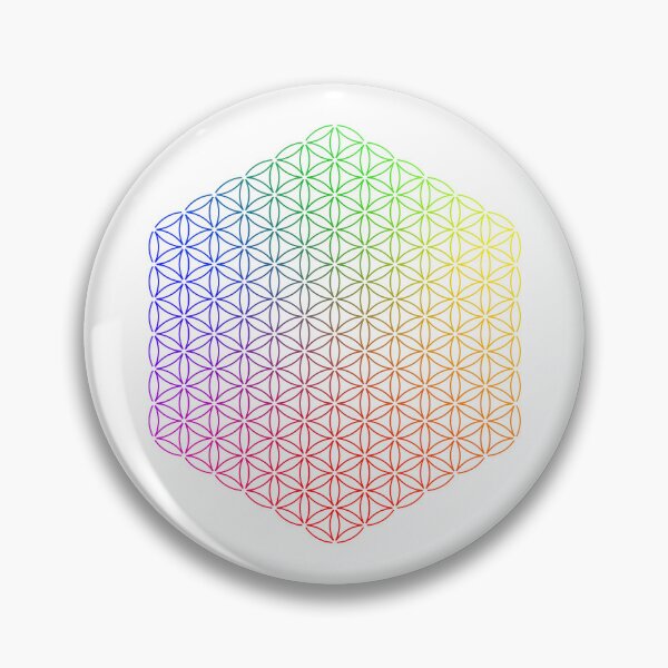 Item preview, Spectrum Flower of Life | SG001 | HEX | Gamut | FIT ⚪️ White designed and sold by Re.SOURCE.