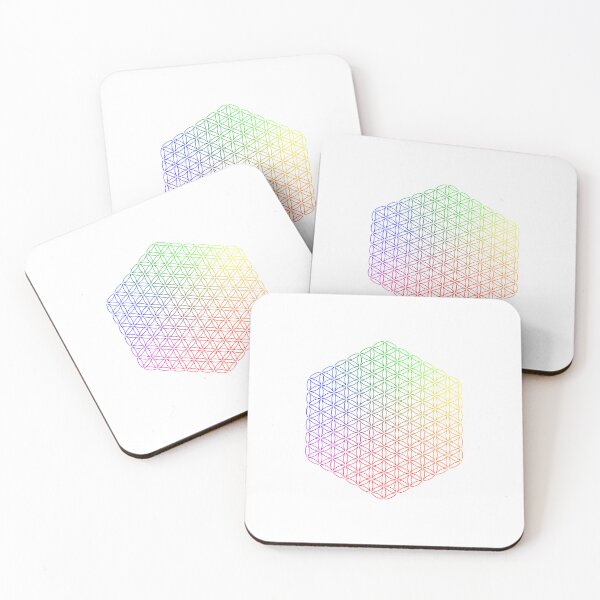 Item preview, Spectrum Flower of Life | SG001 | HEX | Gamut | FIT ⚪️ White designed and sold by Re.SOURCE.