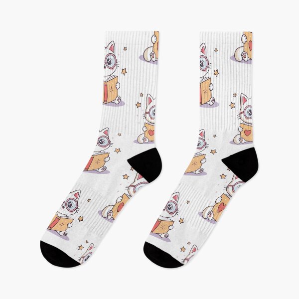 Item preview, Reading Cat with Glasses designed and sold by SignumShop.