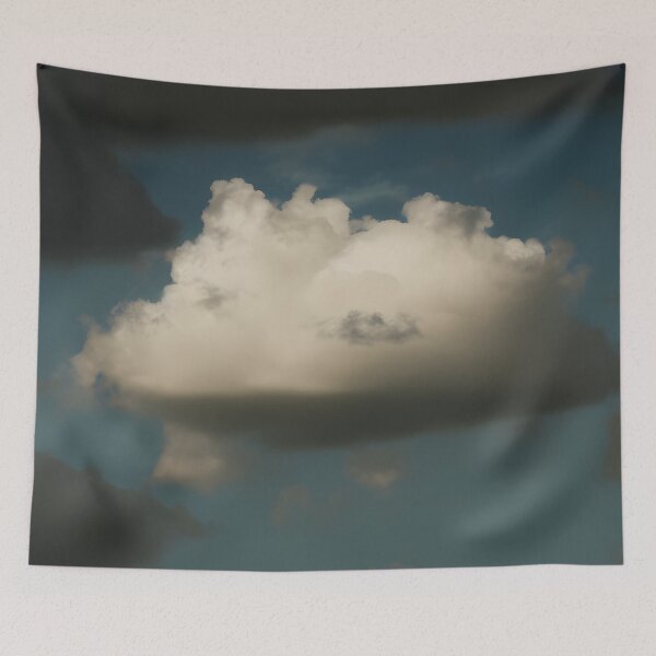 Item preview, Moody Cloud, Pastel Navy Blue Sky designed and sold by ArticraftShop.