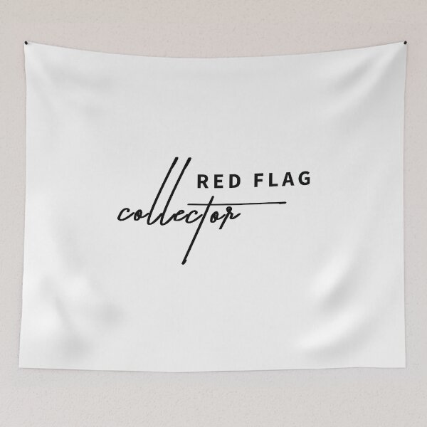 Item preview, Red Flag Collector – Spotting the Signs designed and sold by ReggieDior.