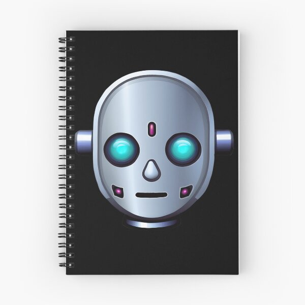Item preview, Futuristic Robot Face with Glowing Eyes designed and sold by artwaves.