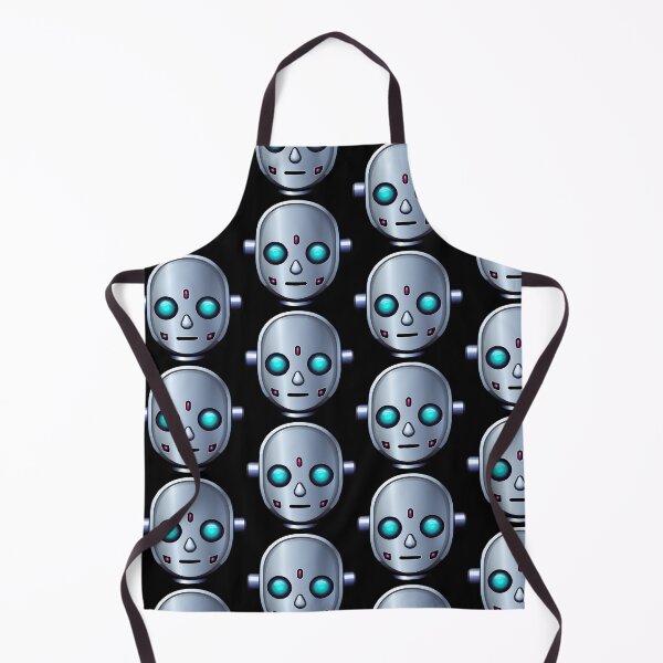 Item preview, Futuristic Robot Face with Glowing Eyes designed and sold by artwaves.