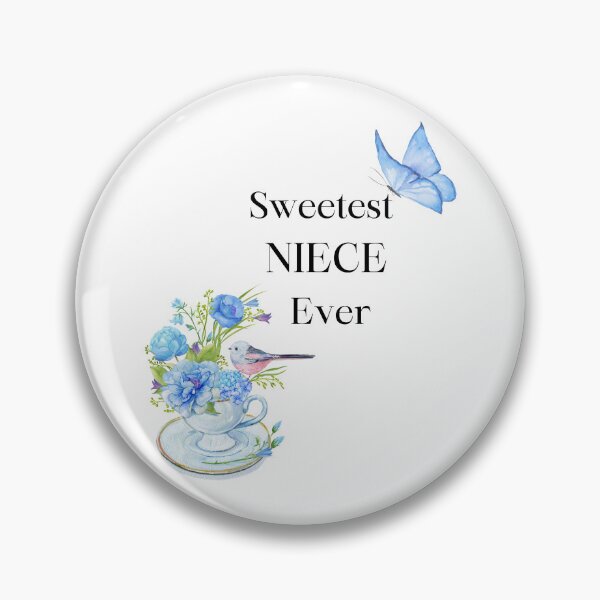 Item preview, Sweetest NIECE Ever 6 - pastel flowers, butterfly,  coffee mug, bird designed and sold by AlinaSCorner.