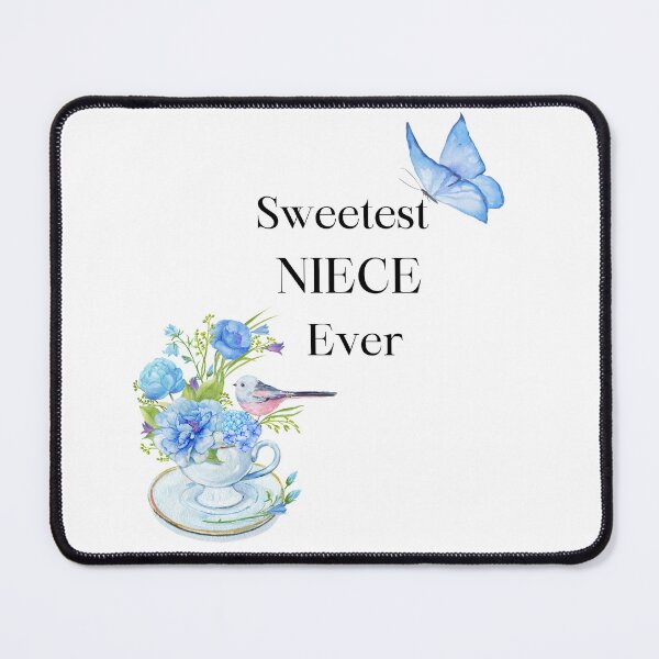 Item preview, Sweetest NIECE Ever 6 - pastel flowers, butterfly,  coffee mug, bird designed and sold by AlinaSCorner.