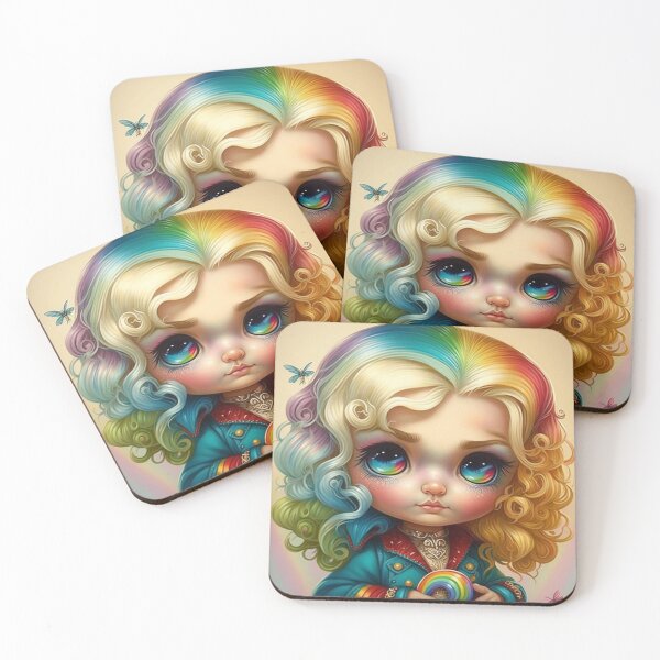 Item preview, Big Eyed Rainbow Brite designed and sold by Solace Sparkles.