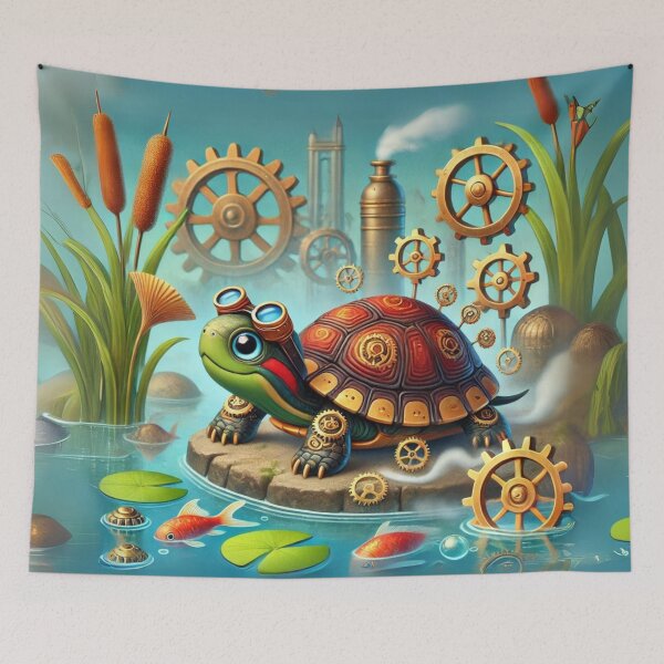 Item preview, Steampunk Red-Eared Slide designed and sold by Sillytoe.