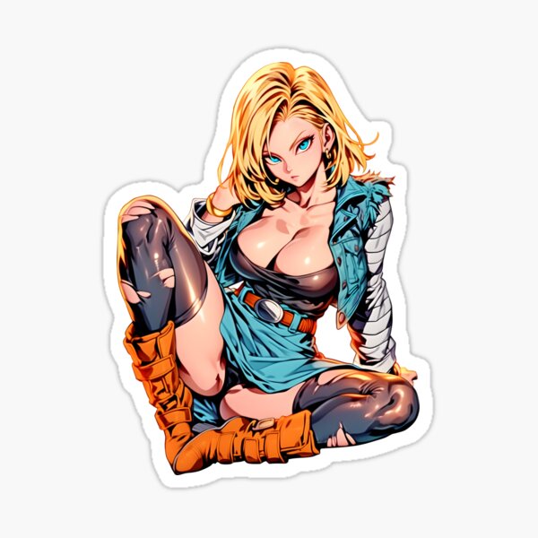 Artikel-Vorschau von Waifu Android 18, designt und verkauft von Waifu Dreamland.